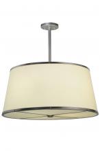 Meyda White 244208 - 25" Wide Cilindro Textrene Pendant