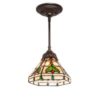 Meyda White 244867 - 8" Wide Middleton Mini Pendant