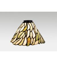 Meyda White 32810 - 8"W Willow Jadestone Shade