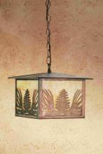 Meyda White 51002 - 12" Square Mountain Pine Lantern Pendant