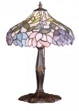 Meyda White 52134 - 17"H Wisteria Accent Lamp